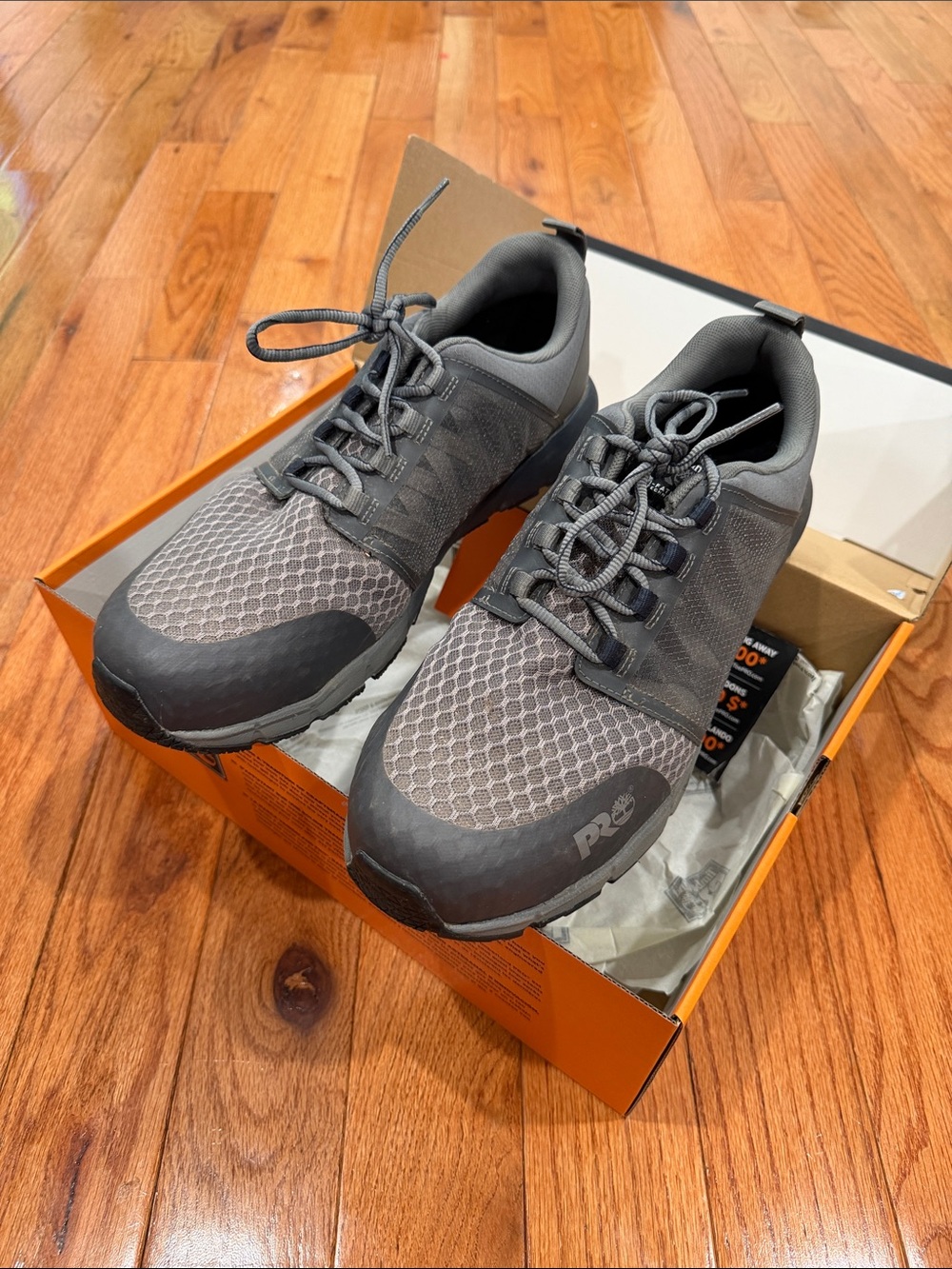 Timberland PRO Men's Charcoal Gray Athletic Work Shoes